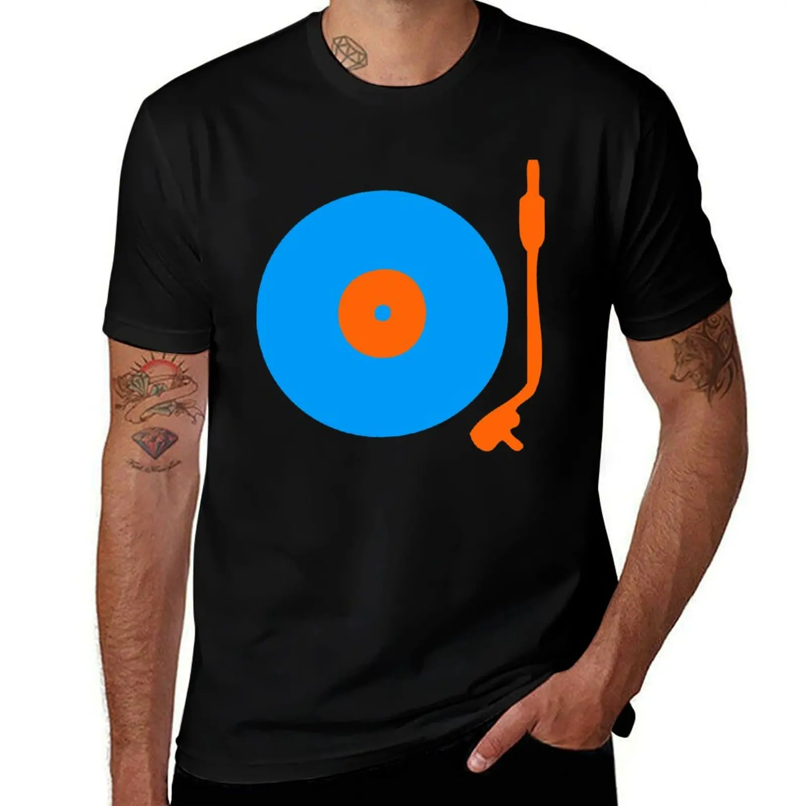 Blue Orange Vinyl Record Turntable T-Shirt shirts graphic Blouse anime shirt anime figures Men's t shirts
Blue Orange Vinyl Record Turntable T-Shirt shirts graphic Blouse anime shirt anime figures Men's t shirts