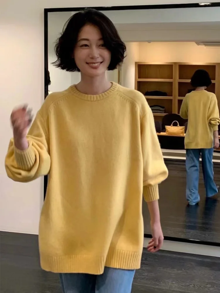 Women's Loose Fit Soft Wool Knit Sweater Side Slit Casual Sle Spring 2025 Faion Trend White Coloring Comfortable Knitted Top
Women's Loose Fit Soft Wool Knit Sweater Side Slit Casual Sle Spring 2025 Faion Trend White Coloring Comfortable Knitted Top