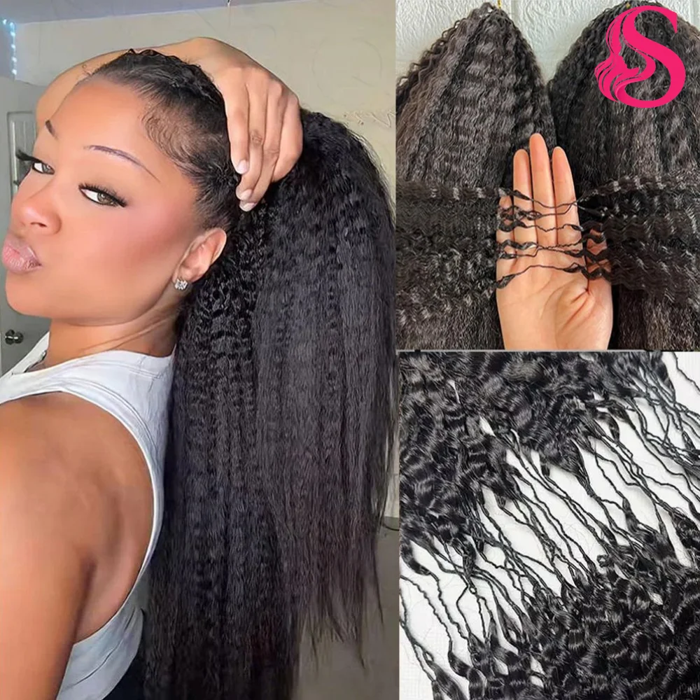 Smilegirl Kinky Straight Feather Crochet Human Hair Extension Pre Separated Knotless Reusable Pre Looped Straight Crochet Human Hair
Smilegirl Kinky Straight Feather Crochet Human Hair Extension Pre Separated Knotless Reusable Pre Looped Straight Crochet Human Hair