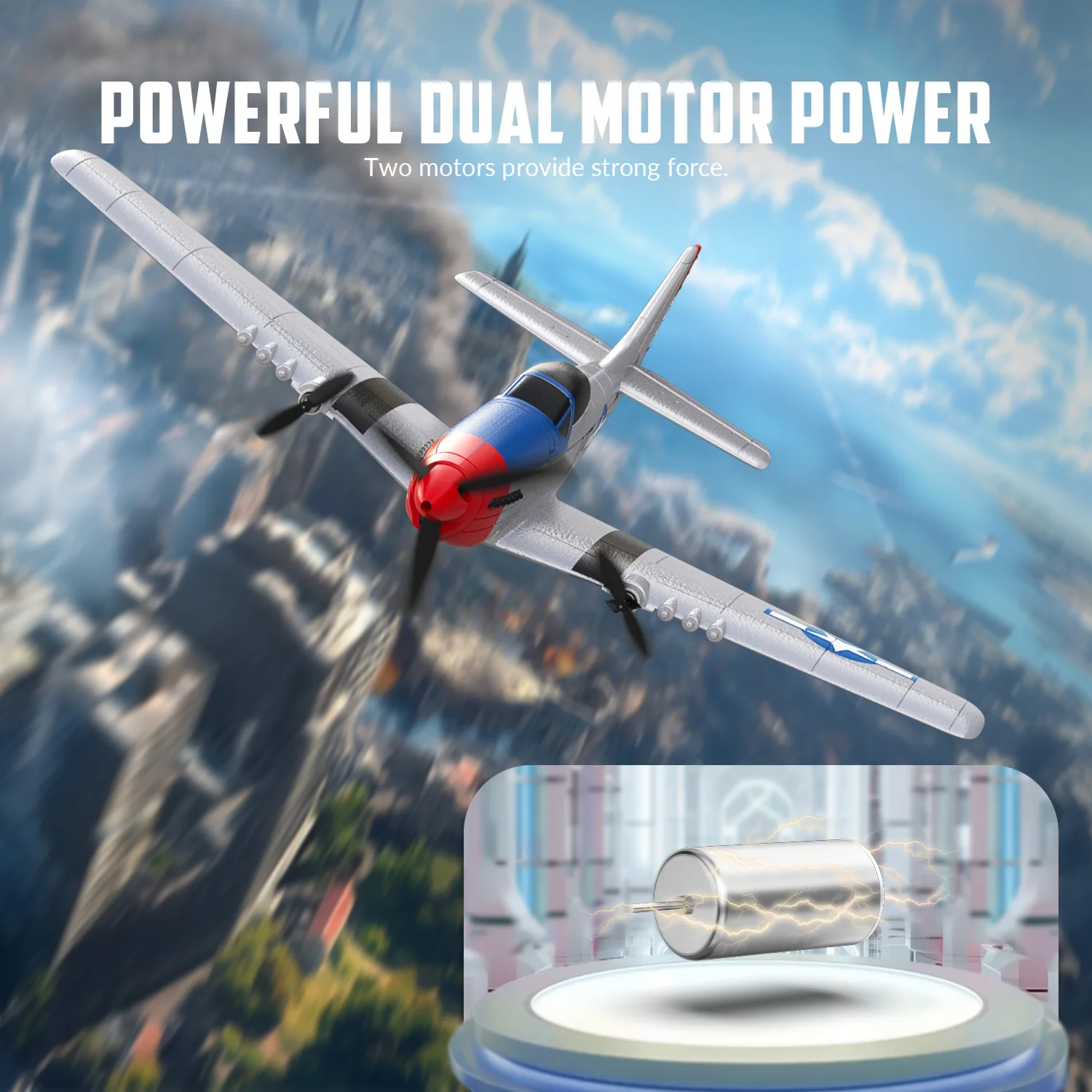 VOLANTEXRC P51 Mustang RC Самолет 2,4G 3CH Smart Balance EPP Планеры Размах крыльев 400 мм Самолет RTF Warbirds Истребитель со стабилизатором 
VOLANTEXRC P51 Mustang RC Самолет 2,4G 3CH Smart Balance EPP Планеры Размах крыльев 400 мм Самолет RTF Warbirds Истребитель со стабилизатором