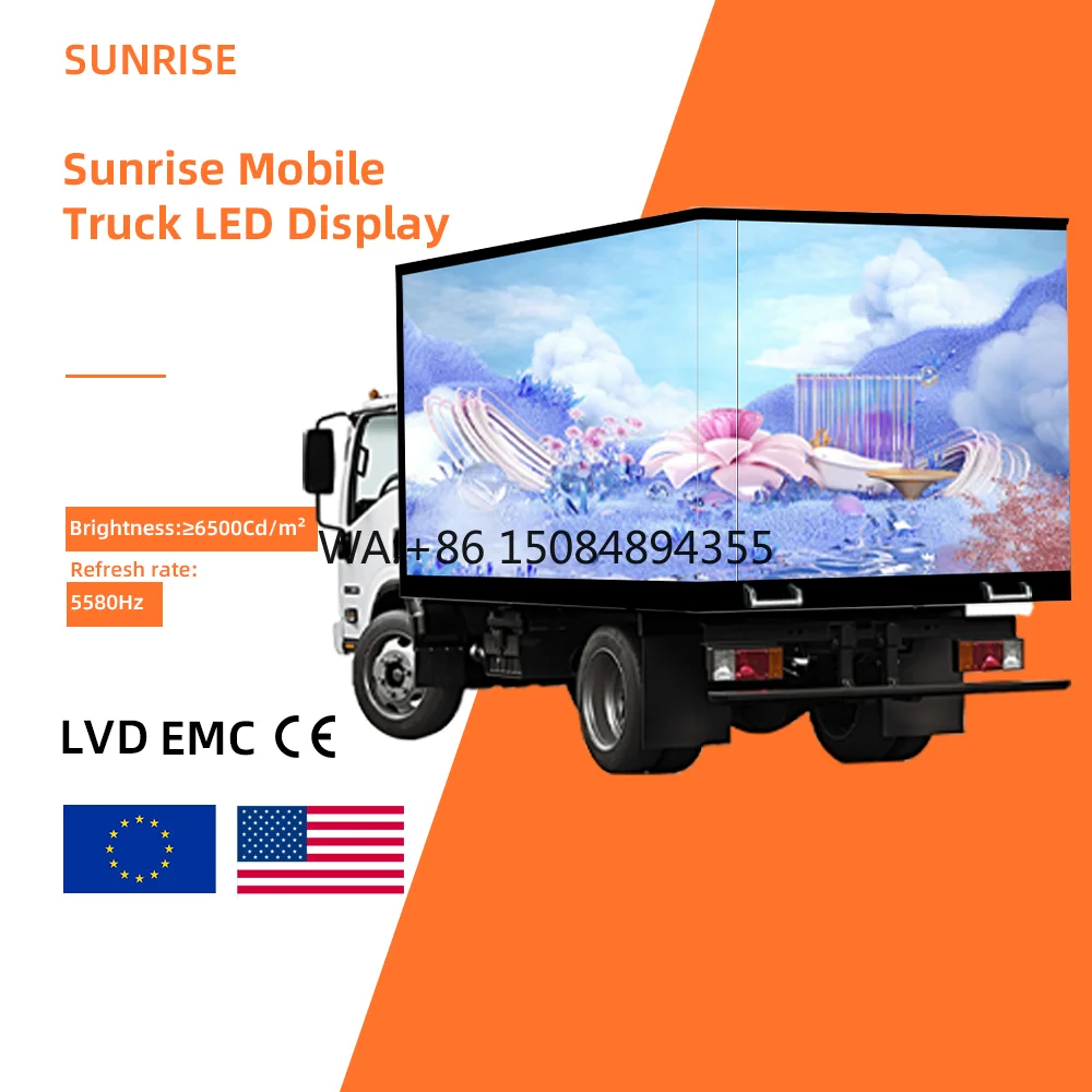 Outdoor Mobile Stage Van Digital Advertising Led Panel Displays Truck Mounted Screens for Outdoor Movable Billboard Use
Outdoor Mobile Stage Van Digital Advertising Led Panel Displays Truck Mounted Screens for Outdoor Movable Billboard Use