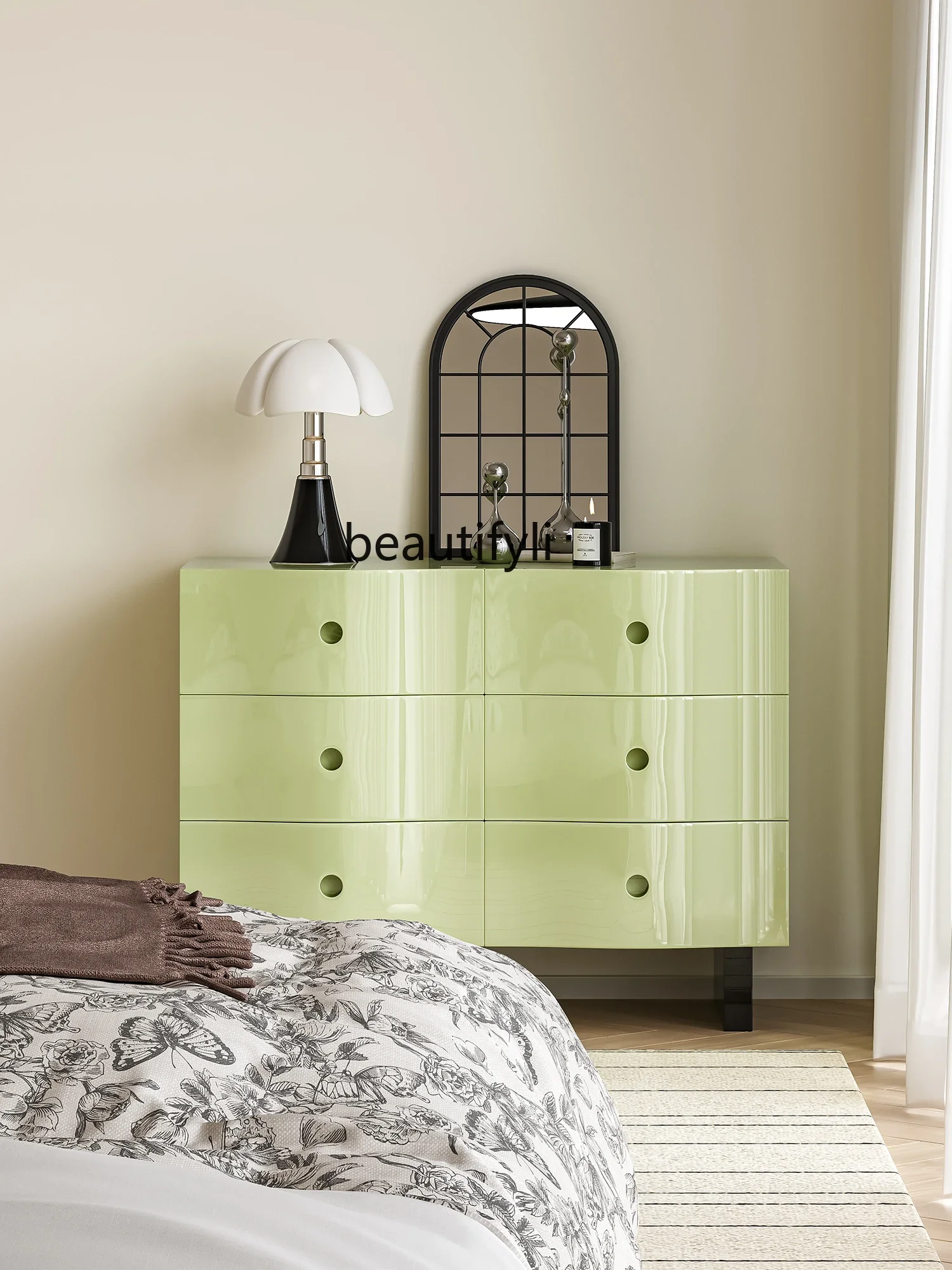 Chest of Six Drawers Simple and Light Luxury Bedroom Storage Cabinet Living Room Entrance Cabinet Storage Curio Cabinet
Chest of Six Drawers Simple and Light Luxury Bedroom Storage Cabinet Living Room Entrance Cabinet Storage Curio Cabinet