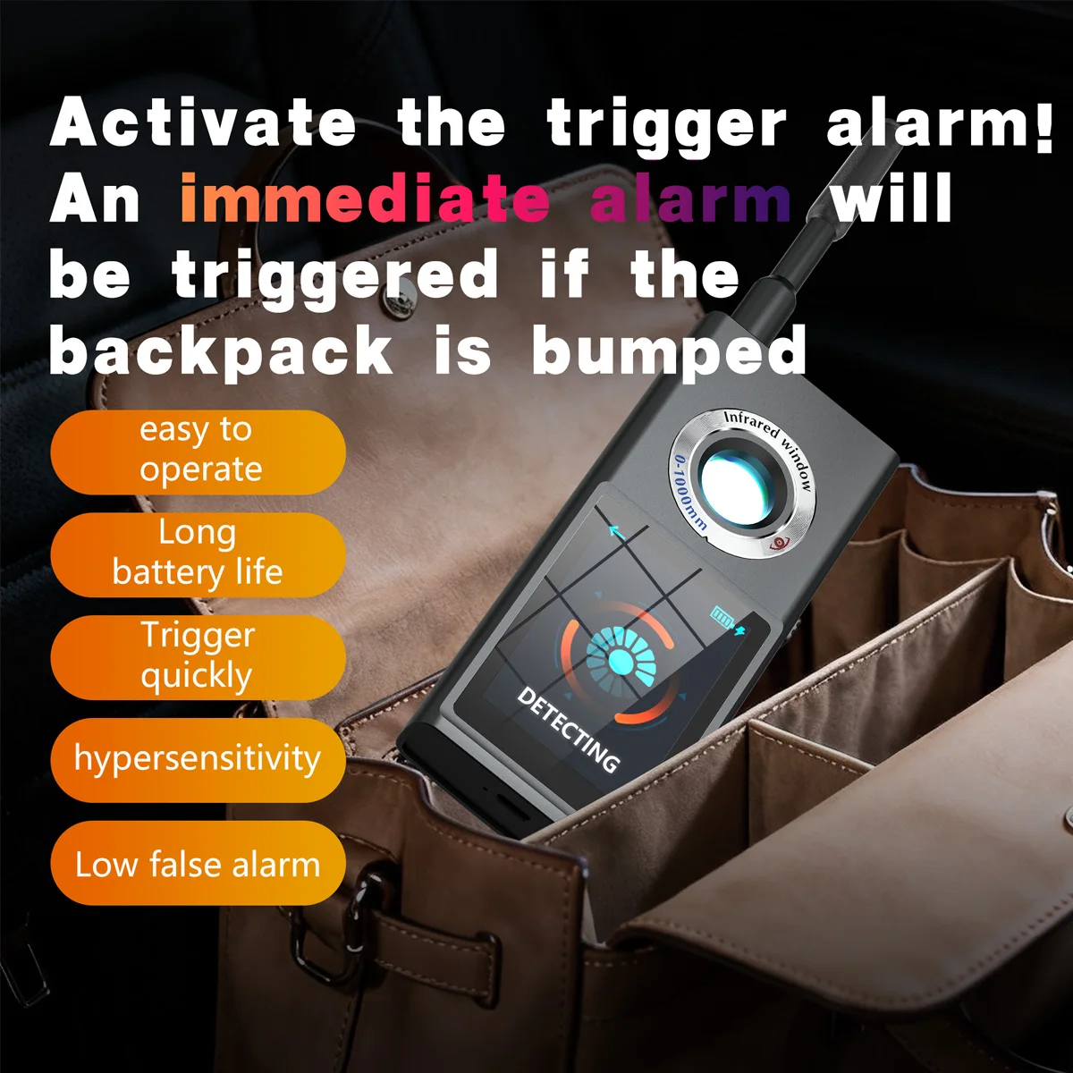 Многофункциональный детектор безопасности, антипозиционирование, защита от подслушивания, отслеживание, скрытая камера, длительный срок службы батареи, 1000 мАч
Многофункциональный детектор безопасности, антипозиционирование, защита от подслушивания, отслеживание, скрытая камера, длительный срок службы батареи, 1000 мАч