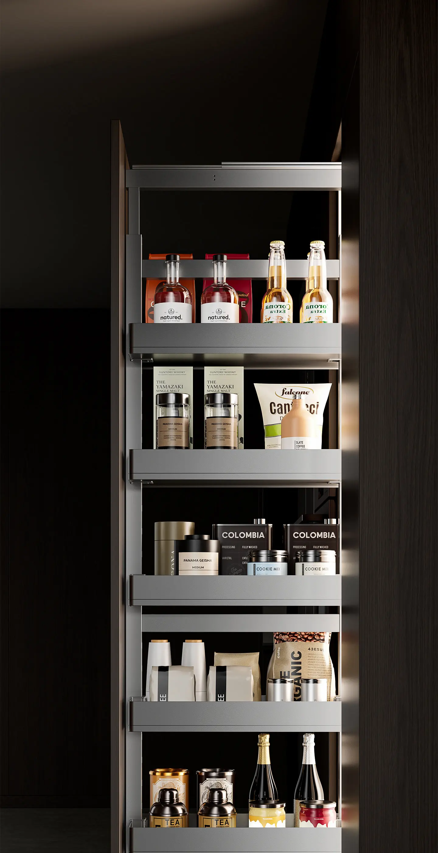Kitchen Cabinet High Cabinet Pull Basket High Deep Pull Basket Big Monster Refrigerator Side Crack Narrow Snack Pull Basket
Kitchen Cabinet High Cabinet Pull Basket High Deep Pull Basket Big Monster Refrigerator Side Crack Narrow Snack Pull Basket