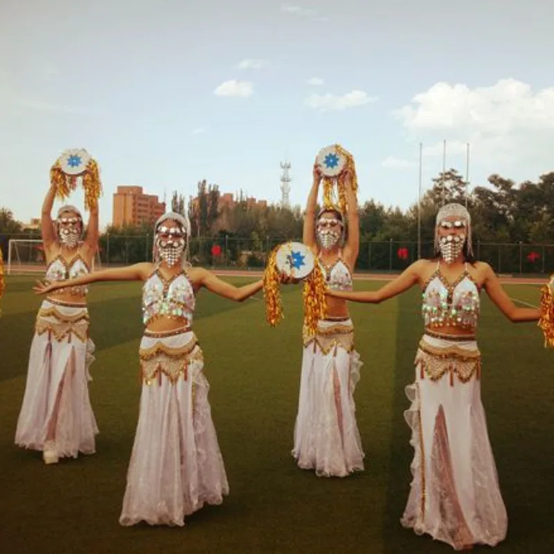 Western Region Dance Costumes, Sea City Mirage Performance Costumes, Indian Dance Costumes, Ethnic Dance Costumes
Western Region Dance Costumes, Sea City Mirage Performance Costumes, Indian Dance Costumes, Ethnic Dance Costumes