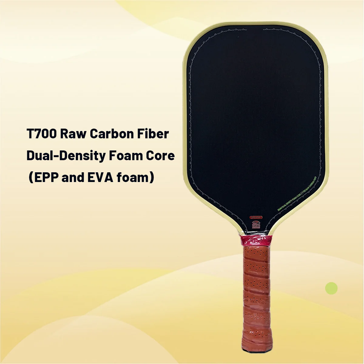 Pickleball Paddle 16mm Dual-Density Foam Core (EPP and EVA foam) with T700 Raw Carbon Fiber
Pickleball Paddle 16mm Dual-Density Foam Core (EPP and EVA foam) with T700 Raw Carbon Fiber