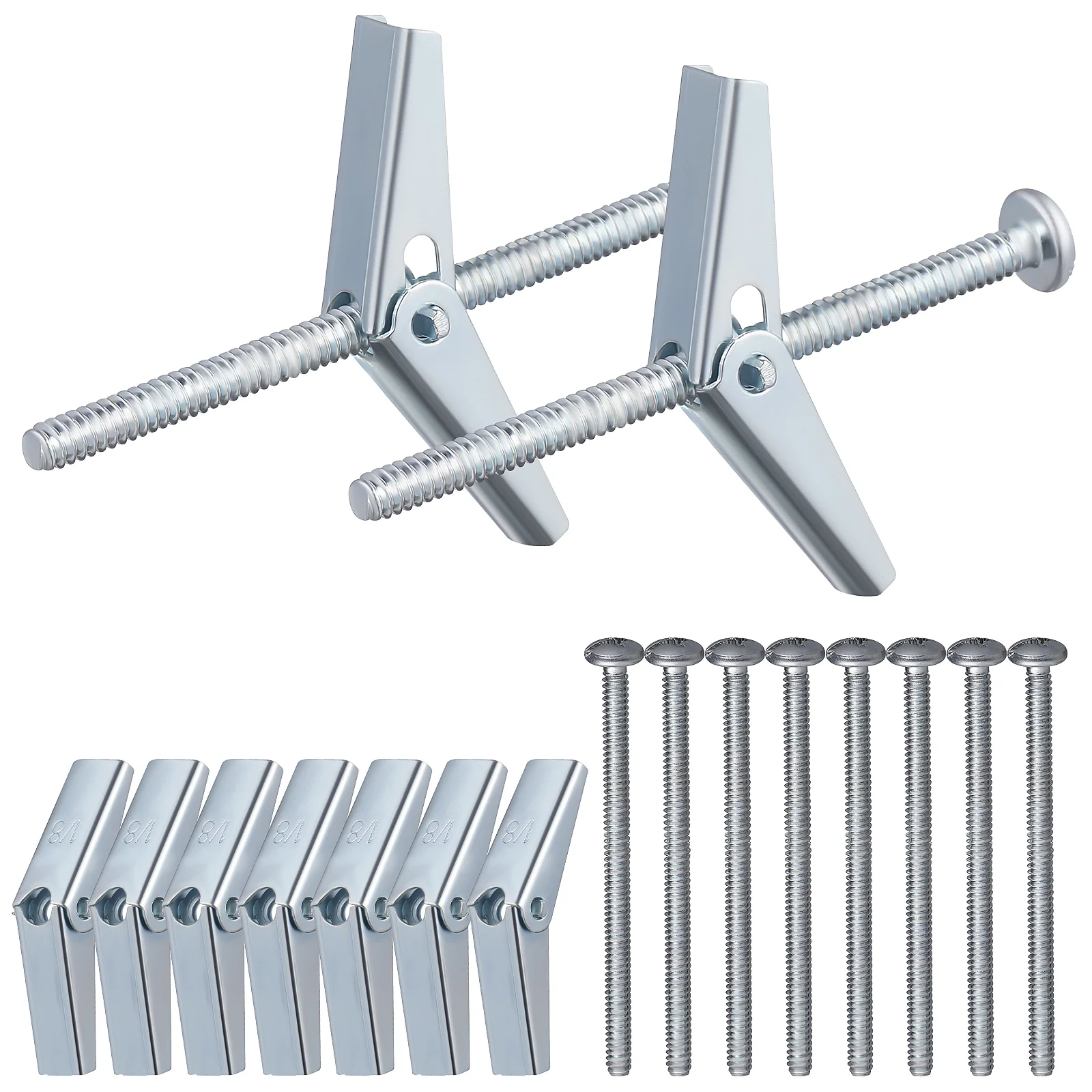 20 Sets Wing Nut Screw Combination Hardware Kit Metal Toggle Butterfly Nuts Strong Material Portable Multifunctional Assembly
20 Sets Wing Nut Screw Combination Hardware Kit Metal Toggle Butterfly Nuts Strong Material Portable Multifunctional Assembly