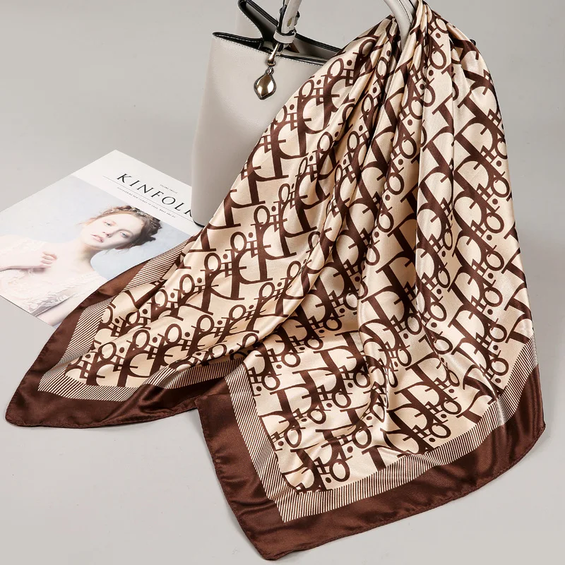 90 Large Square Silk Scarf for Women 2025 New Spring and Summer High-End Korean Style Versatile Thin Scarf Shawl
90 Large Square Silk Scarf for Women 2025 New Spring and Summer High-End Korean Style Versatile Thin Scarf Shawl