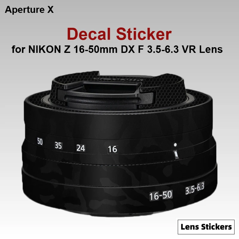 Наклейка-пленка для объектива Nikkor Z DX 16-50, декоративная наклейка 1650, защитная пленка для объектива Nikon Z DX 16-50mm f/3.5-6.3 VR
Наклейка-пленка для объектива Nikkor Z DX 16-50, декоративная наклейка 1650, защитная пленка для объектива Nikon Z DX 16-50mm f/3.5-6.3 VR