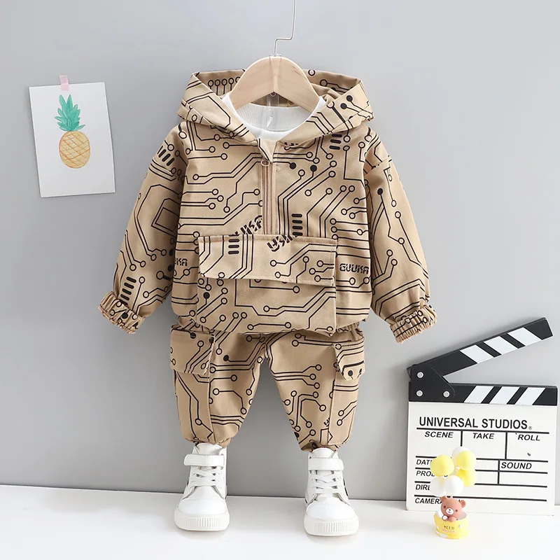 Fashion Spring Autumn Children Cartoon Costume Kids Hooded Jacke Pants Toddler Casual Clothes Boys Baby Girls Print Sport Suits
Fashion Spring Autumn Children Cartoon Costume Kids Hooded Jacke Pants Toddler Casual Clothes Boys Baby Girls Print Sport Suits