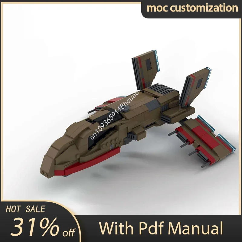 526 шт. Moc Space Series The Moldy Crow Transport Модель самолета Строительные блоки Оригинальность Сборка Кирпичи Подарок на день рождения
526 шт. Moc Space Series The Moldy Crow Transport Модель самолета Строительные блоки Оригинальность Сборка Кирпичи Подарок на день рождения