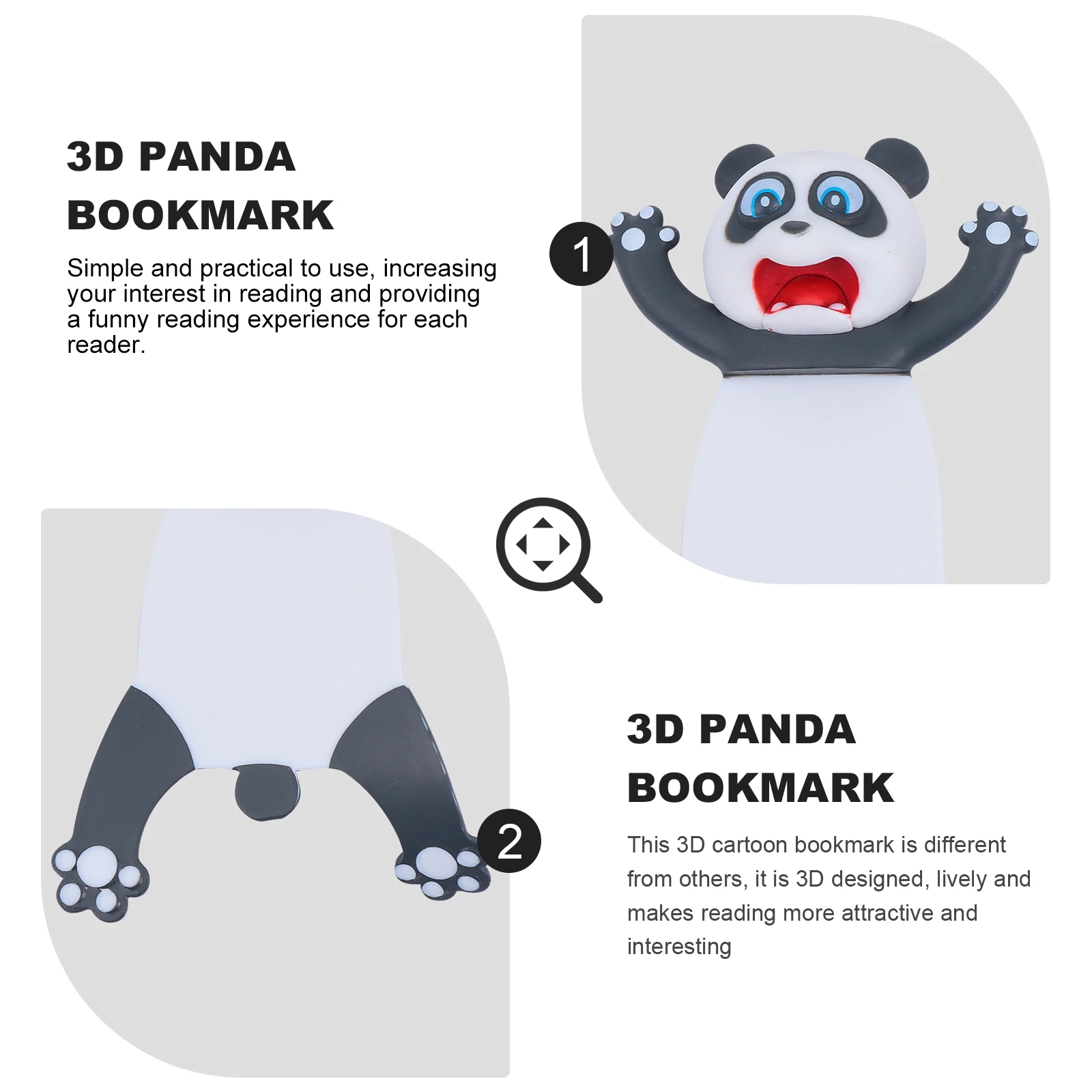 3D Animal Bookmark Waterproof Plastic Reusable Cute Bookmarks for Students Kids Lively Reading Accessories Funny Stationery Gift
3D Animal Bookmark Waterproof Plastic Reusable Cute Bookmarks for Students Kids Lively Reading Accessories Funny Stationery Gift
