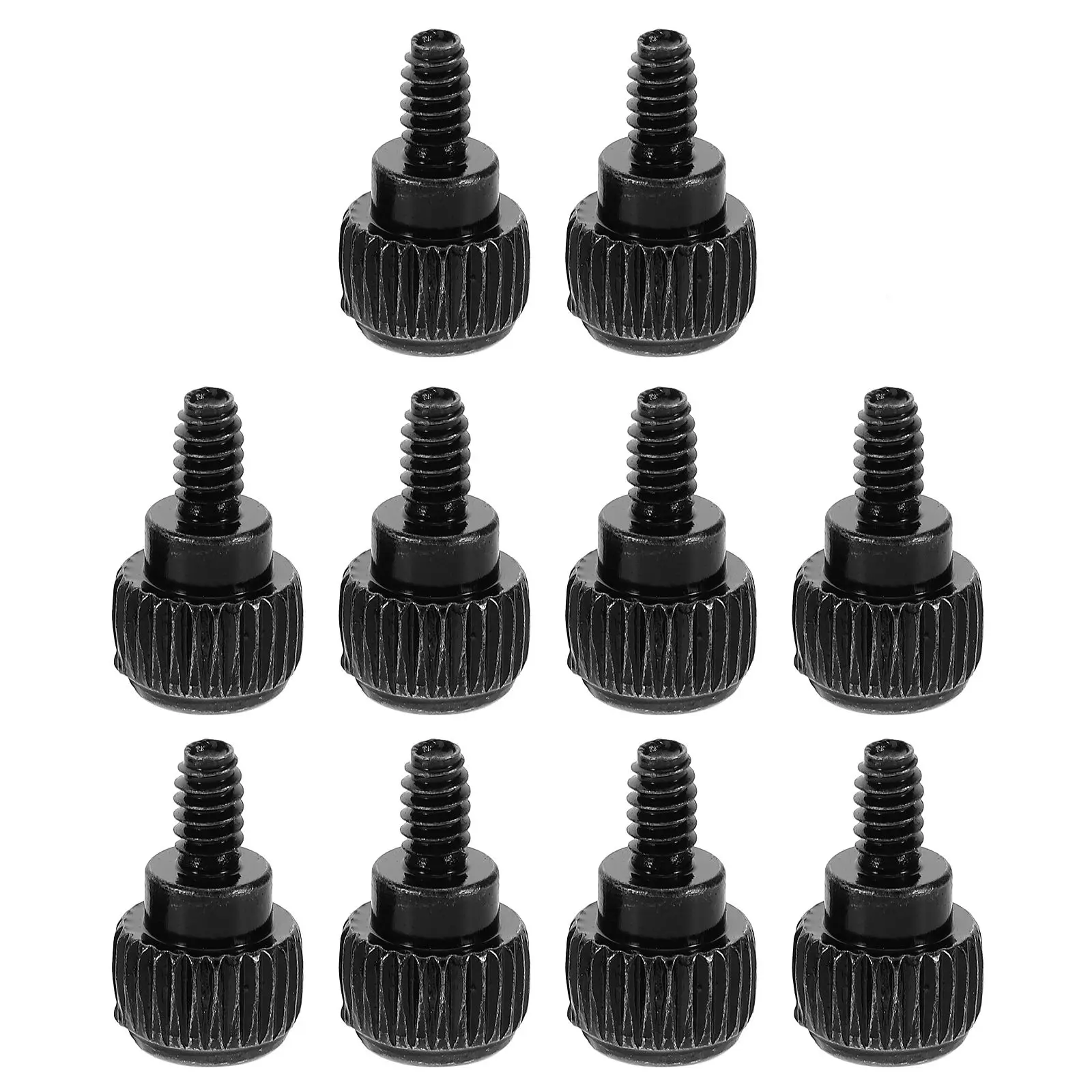 10 Pcs Computer Case Hand Screws Round Head Black Studs Replacement Accessories Carbon Steel Durable Knurled Thumb Screws Tool
10 Pcs Computer Case Hand Screws Round Head Black Studs Replacement Accessories Carbon Steel Durable Knurled Thumb Screws Tool