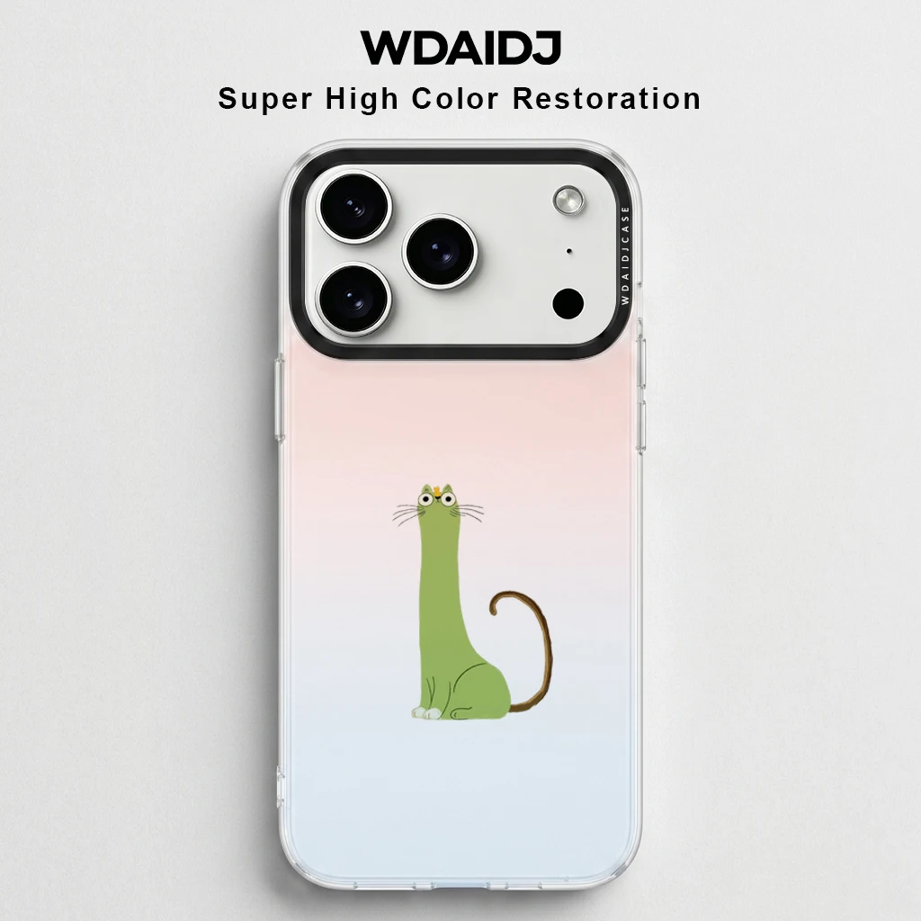 Cute Long Neck Cat Print Phone Case For iPhone 13 14 15 16 17 Anti Scratch Flexible Case In Whimsical Style
Cute Long Neck Cat Print Phone Case For iPhone 13 14 15 16 17 Anti Scratch Flexible Case In Whimsical Style