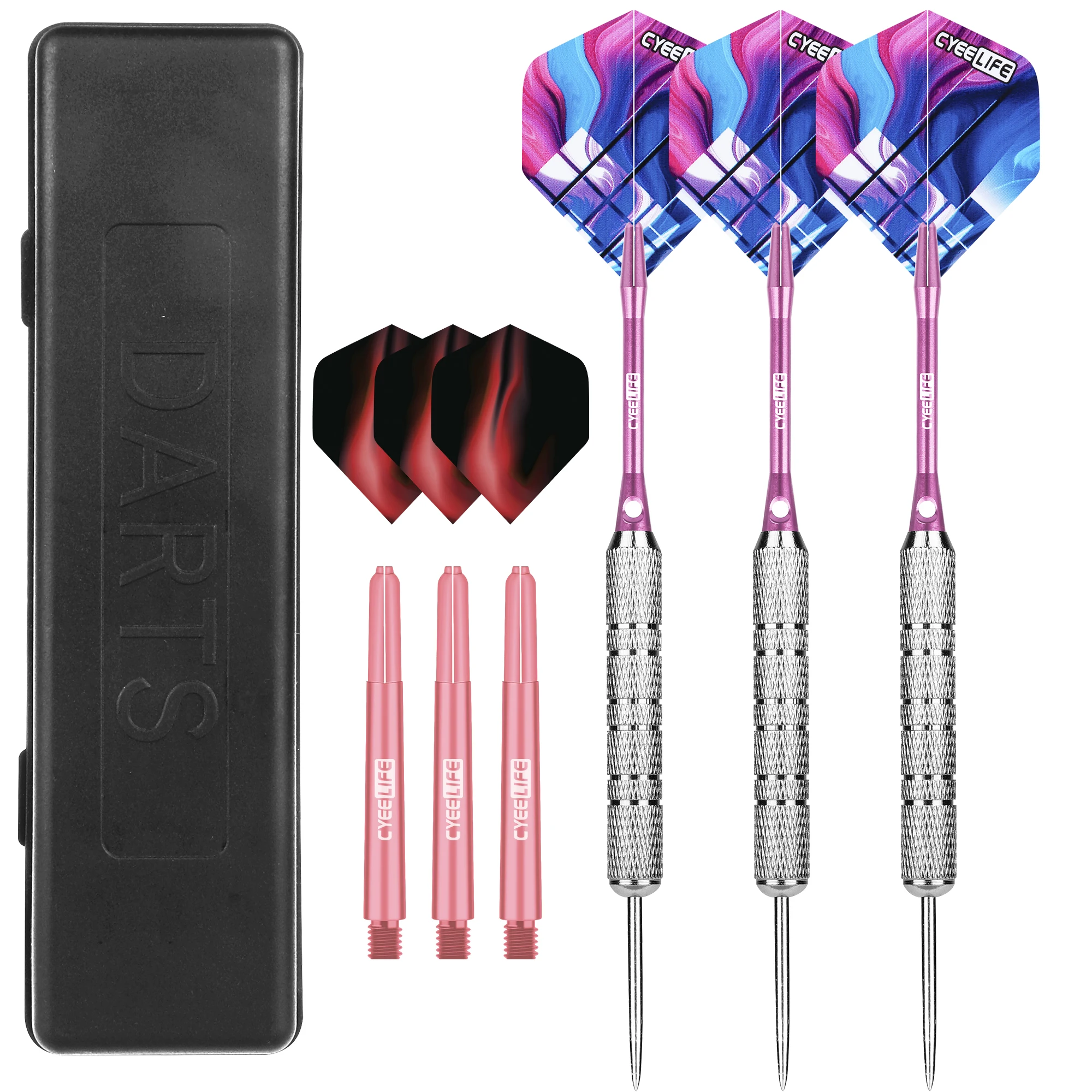 CyeeLife 3Pcs 20g Professional Hard Dart Total Length 158mm Steel Tip Darts Barrel Dart Aluminum Shaft Darts Flights
CyeeLife 3Pcs 20g Professional Hard Dart Total Length 158mm Steel Tip Darts Barrel Dart Aluminum Shaft Darts Flights
