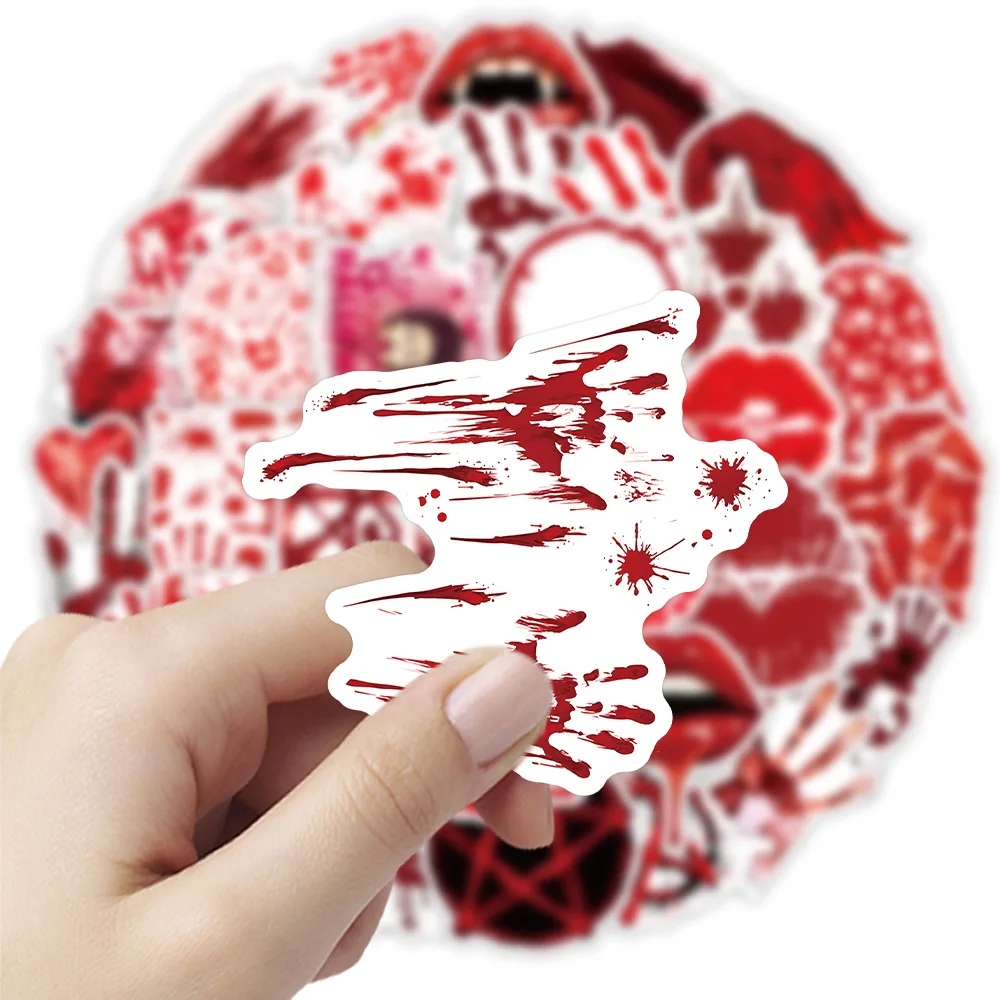 53PCS Blood-colored Thriller Formation Graffiti Decorative Mobile Phone Case Notebook Cabinet Waterproof Stickers
53PCS Blood-colored Thriller Formation Graffiti Decorative Mobile Phone Case Notebook Cabinet Waterproof Stickers