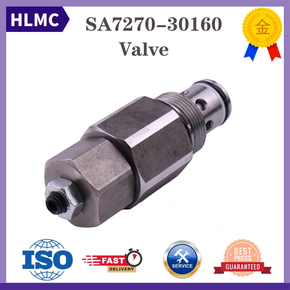Relief Valve SA7270-30160 for Volvo Excavator EC140 EC160B EC180C EC200E EC210 EC220E EC240 EC250D EC330B EC360C EC700B
Relief Valve SA7270-30160 for Volvo Excavator EC140 EC160B EC180C EC200E EC210 EC220E EC240 EC250D EC330B EC360C EC700B