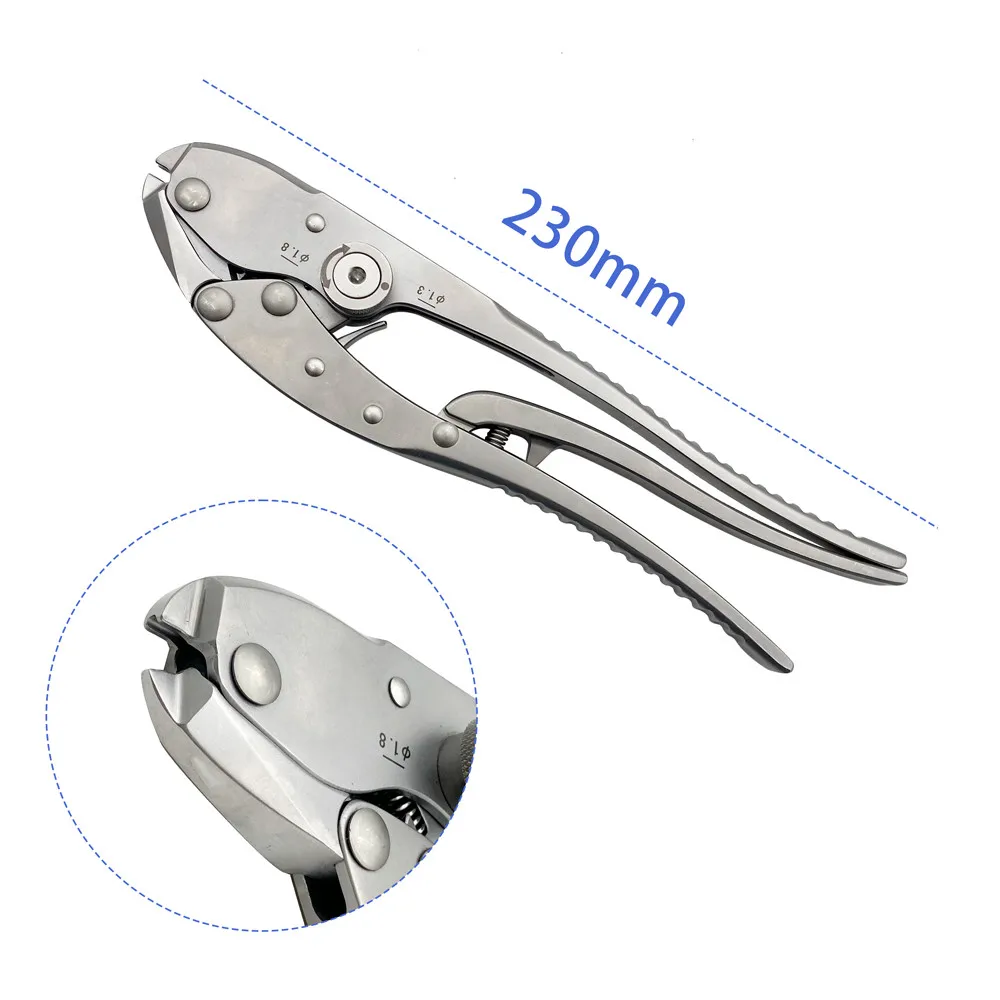 Orthopedic Cable Clamping Pliers Stainless Steel Cable Compression Pliers Orthopedic Instrument Autoclavable
Orthopedic Cable Clamping Pliers Stainless Steel Cable Compression Pliers Orthopedic Instrument Autoclavable
