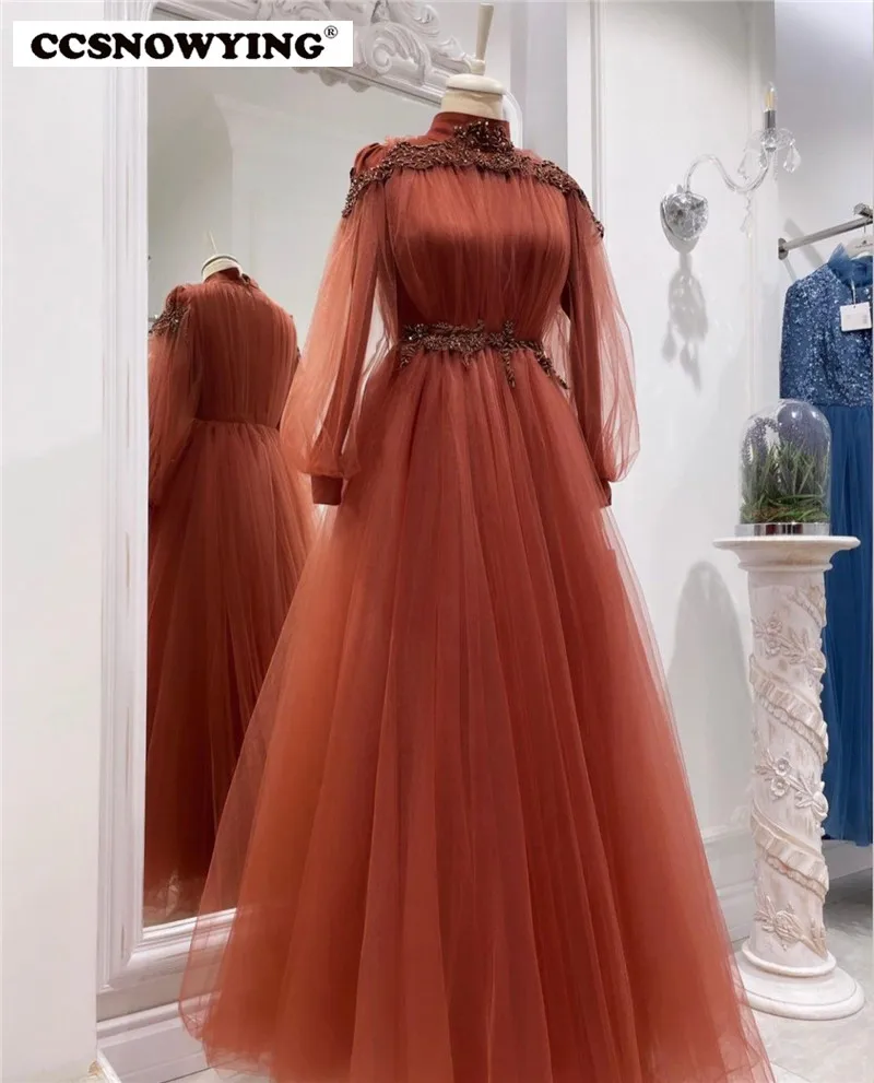 Tulle Appliques Hijab Muslim Evening Dresses Arabic Dubai Long Sleeve Prom Formal Party Gown Robes De Soirée Moroccan Caftan
Tulle Appliques Hijab Muslim Evening Dresses Arabic Dubai Long Sleeve Prom Formal Party Gown Robes De Soirée Moroccan Caftan