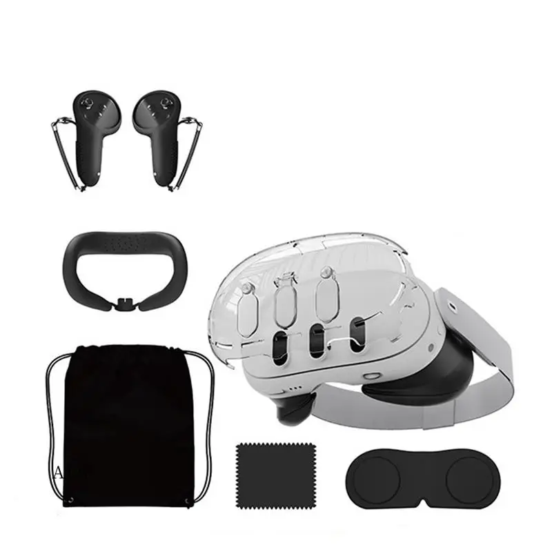 AP-For Meta Quest3 VR Mask Protection Kit Quest3 Helmet Dust Storage Cover Grip Portable Silicone Protective Cover
AP-For Meta Quest3 VR Mask Protection Kit Quest3 Helmet Dust Storage Cover Grip Portable Silicone Protective Cover