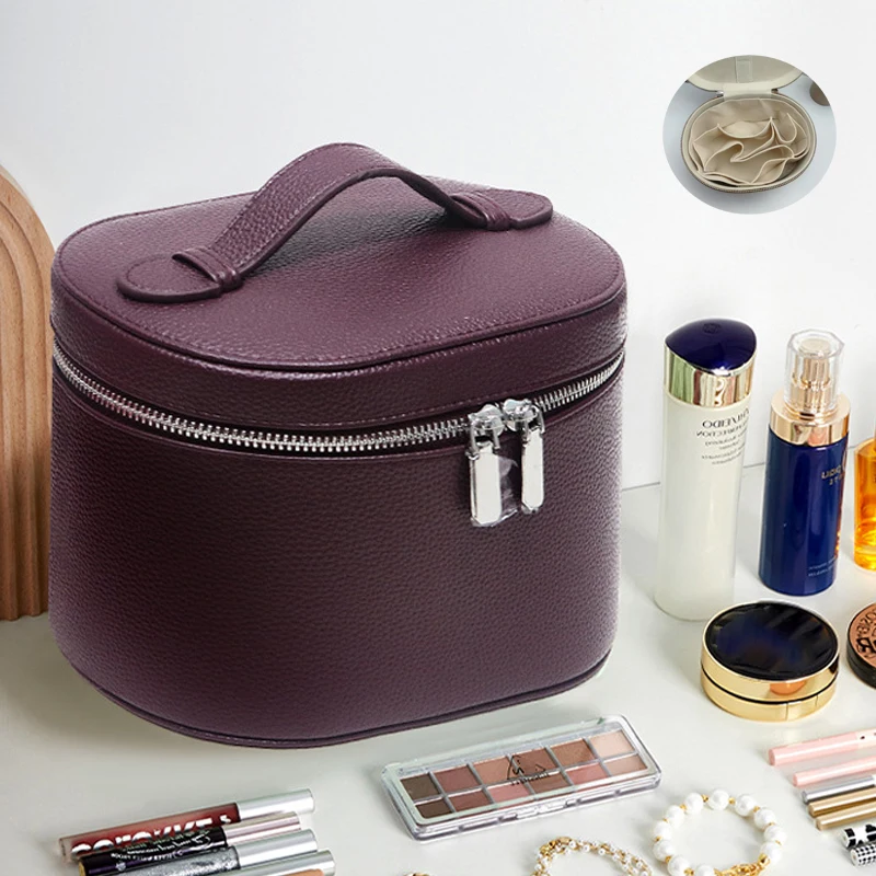 Multi-compartment New Women's Cosmetic Box PU Leather Waterproof Travel Organizer Bag High Quality Storage Pack Toiletry Pouch
Multi-compartment New Women's Cosmetic Box PU Leather Waterproof Travel Organizer Bag High Quality Storage Pack Toiletry Pouch