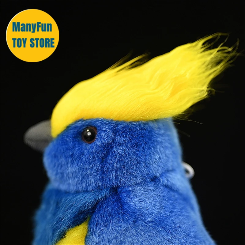 Realistic Sultan Tit High Fidelity Titmouse Plush Toy Lifelike Bird Plushie Yellow-cheeked Tit Stuffed Animal Simulation Toy
Realistic Sultan Tit High Fidelity Titmouse Plush Toy Lifelike Bird Plushie Yellow-cheeked Tit Stuffed Animal Simulation Toy