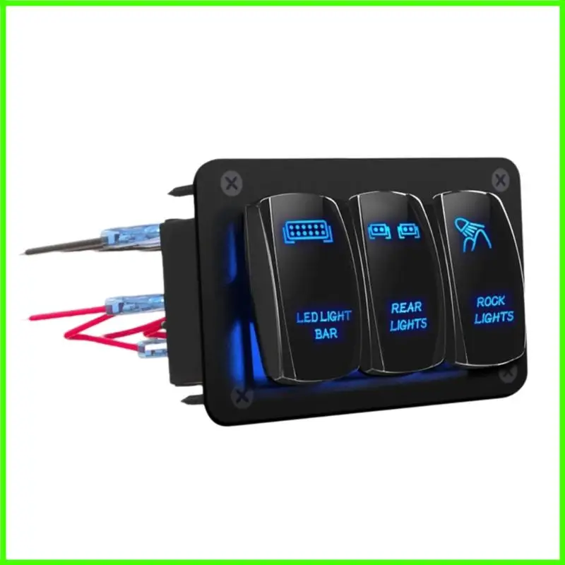 3 групповые тумблеры, светодиодная панель переключателей включения и выключения, панель для автомобилей, морских грузовиков,
3 групповые тумблеры, светодиодная панель переключателей включения и выключения, панель для автомобилей, морских грузовиков,