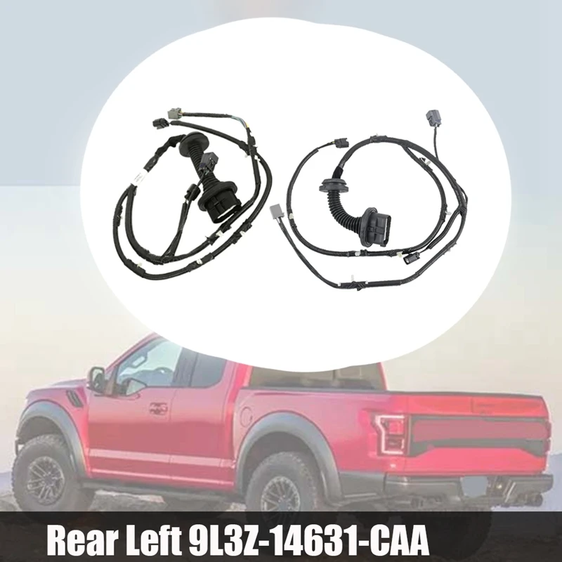 1Pair Rear Crew Cab Rear Door Wiring Harness Jumper With Power For Ford F-150 2009-2014 Parts 9L3Z-14630-CAA 9L3Z-14631-CAA
1Pair Rear Crew Cab Rear Door Wiring Harness Jumper With Power For Ford F-150 2009-2014 Parts 9L3Z-14630-CAA 9L3Z-14631-CAA