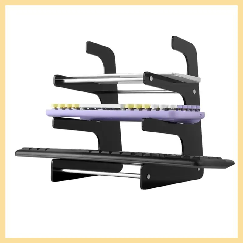 B16C-3-Tier Mechanical Keyboard Holder Display Stand Keyboard Shelf For Storage Three Mechanical Keyboard Durable Easy To Use Bl
B16C-3-Tier Mechanical Keyboard Holder Display Stand Keyboard Shelf For Storage Three Mechanical Keyboard Durable Easy To Use Bl