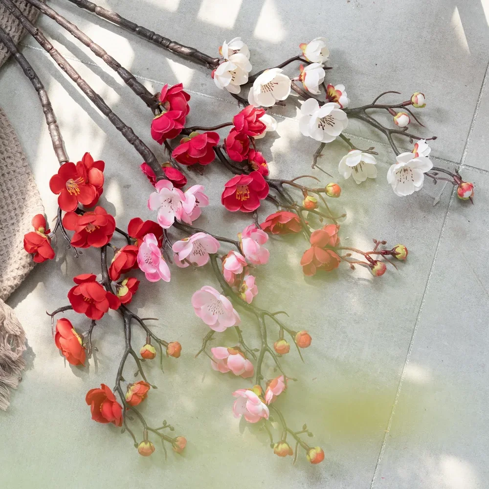 Simulation flower Chinese plum blossom home decoration wedding fake flower MW36856 rose red, light pink, white
Simulation flower Chinese plum blossom home decoration wedding fake flower MW36856 rose red, light pink, white