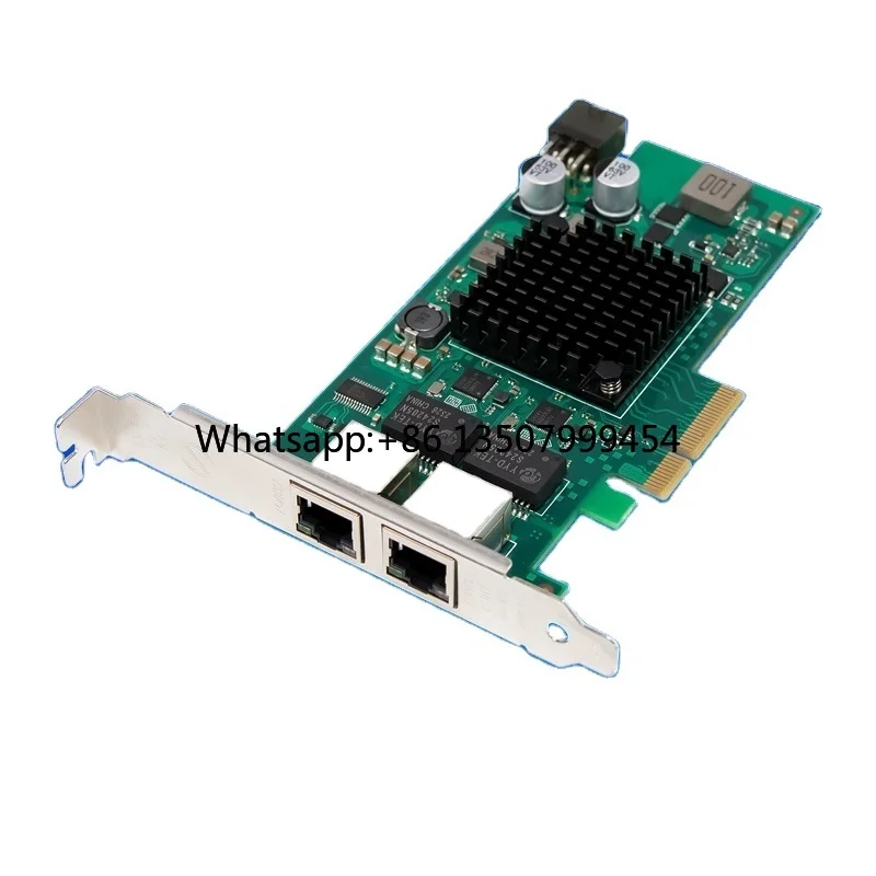 PCIe X4 I226 Dual Port 2.5G PoE Industrial Vision Image Acquisition Card SE-LGI226A-2PoE 10/100/1000Mbps Stock
PCIe X4 I226 Dual Port 2.5G PoE Industrial Vision Image Acquisition Card SE-LGI226A-2PoE 10/100/1000Mbps Stock