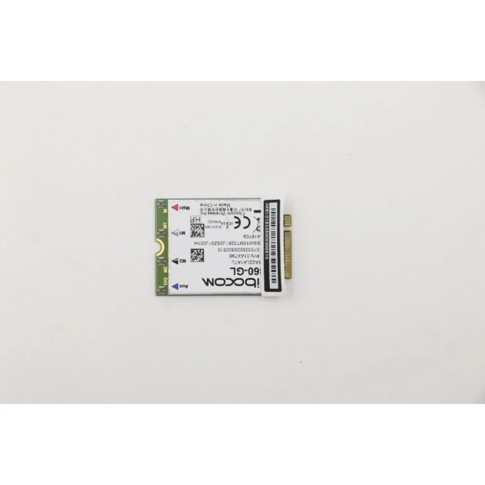 Карта Fibocom L860-G WWAN 4G для Thinkpad x1 Carbon7th 8th X1 Yoga 4th 5th 01AX796
Карта Fibocom L860-G WWAN 4G для Thinkpad x1 Carbon7th 8th X1 Yoga 4th 5th 01AX796