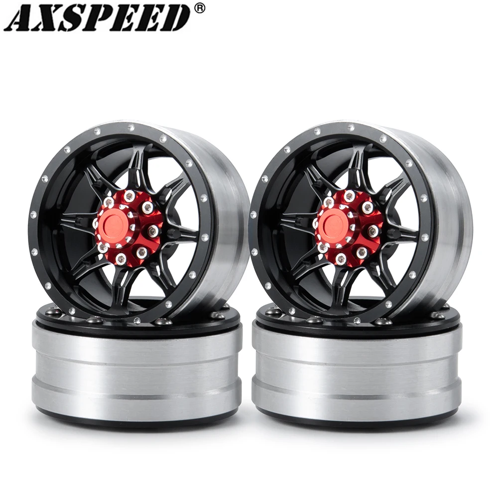 AXSPEED 4 шт. 1,9-дюймовая ступица обода колеса с бусинами 26*41 мм для 1/10 RC гусеничного автомобиля Axial SCX10 90046 Tamiya CC01 D90 D110 TRX4 TRX6
AXSPEED 4 шт. 1,9-дюймовая ступица обода колеса с бусинами 26*41 мм для 1/10 RC гусеничного автомобиля Axial SCX10 90046 Tamiya CC01 D90 D110 TRX4 TRX6