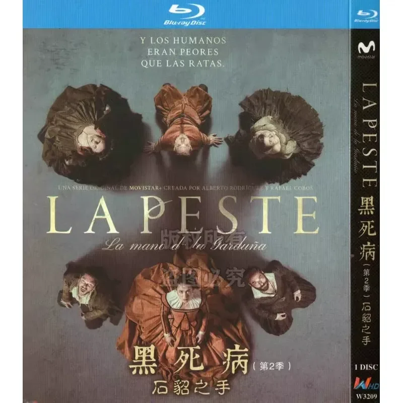 Black Death Seasons 1 and 2 plus Movie Version Spanish Action Crime TV Series BD Blu-ray High Definition 2 Disc
Black Death Seasons 1 and 2 plus Movie Version Spanish Action Crime TV Series BD Blu-ray High Definition 2 Disc