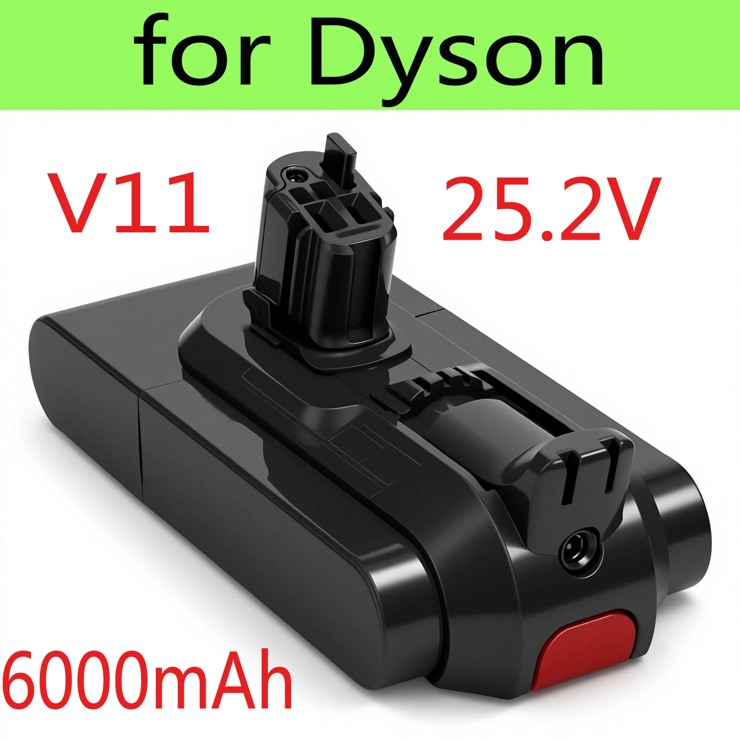 For Dysonacuum SV15 6000mAh 25.2V Battery For Dyson Torque Drive Extra V11 Complete Extra V11 Fluffy Extra V11 Animal V15
For Dysonacuum SV15 6000mAh 25.2V Battery For Dyson Torque Drive Extra V11 Complete Extra V11 Fluffy Extra V11 Animal V15