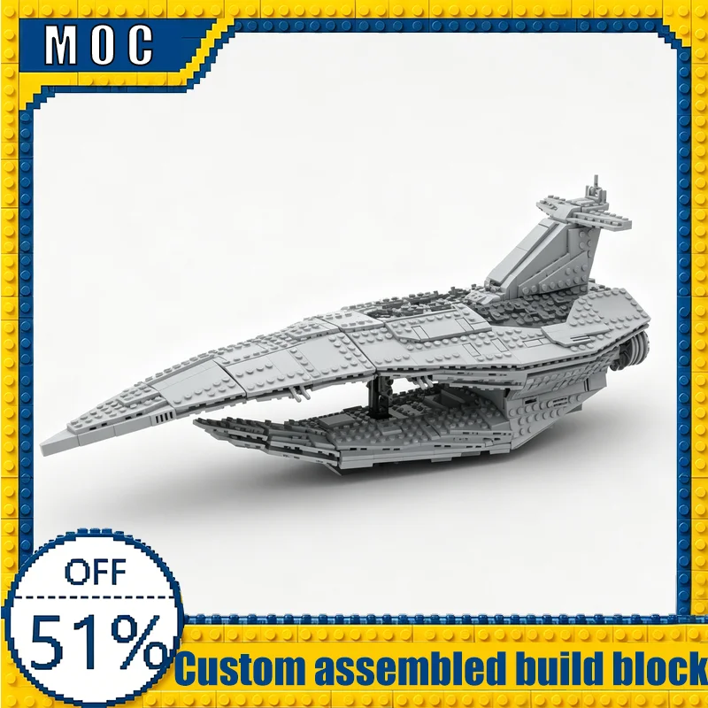 1054PCS Interdictor-Class Cruiser Alternate Build Using Set War Series Set 75394 Destroyer MOC Model Building Blocks Toy Gifts
1054PCS Interdictor-Class Cruiser Alternate Build Using Set War Series Set 75394 Destroyer MOC Model Building Blocks Toy Gifts