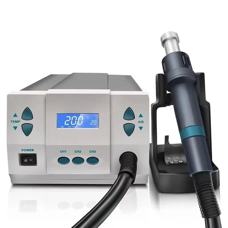 Intelligent hot air gun dismantling and welding table Mobile phone maintenance Speed regulation and temperature regulation
Intelligent hot air gun dismantling and welding table Mobile phone maintenance Speed regulation and temperature regulation