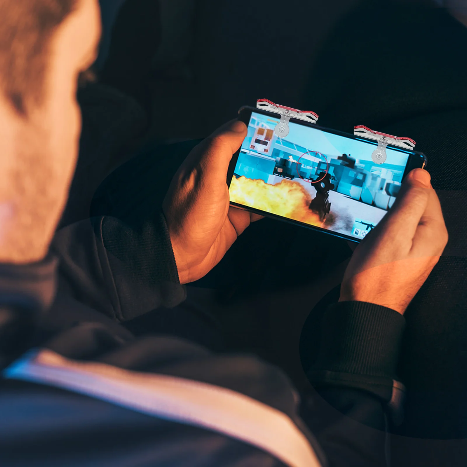 Shooting Mobile Game Handle Gaming Triggers Cell Phone Controller Accessories Games for Grip Computer
Shooting Mobile Game Handle Gaming Triggers Cell Phone Controller Accessories Games for Grip Computer