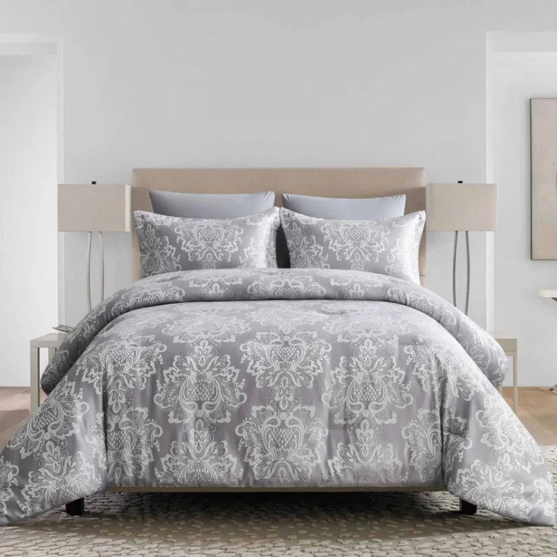 Wholesale Microfiber Exquisite 6 Piece King Size Floral Jacquard Quilt Set
Wholesale Microfiber Exquisite 6 Piece King Size Floral Jacquard Quilt Set