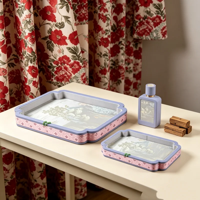 New Chinese Style Velvet Display Tray, Light Luxury Fabric Organizer for Jade & Gold Beads, Jewelry Appraisal Plate
New Chinese Style Velvet Display Tray, Light Luxury Fabric Organizer for Jade & Gold Beads, Jewelry Appraisal Plate
