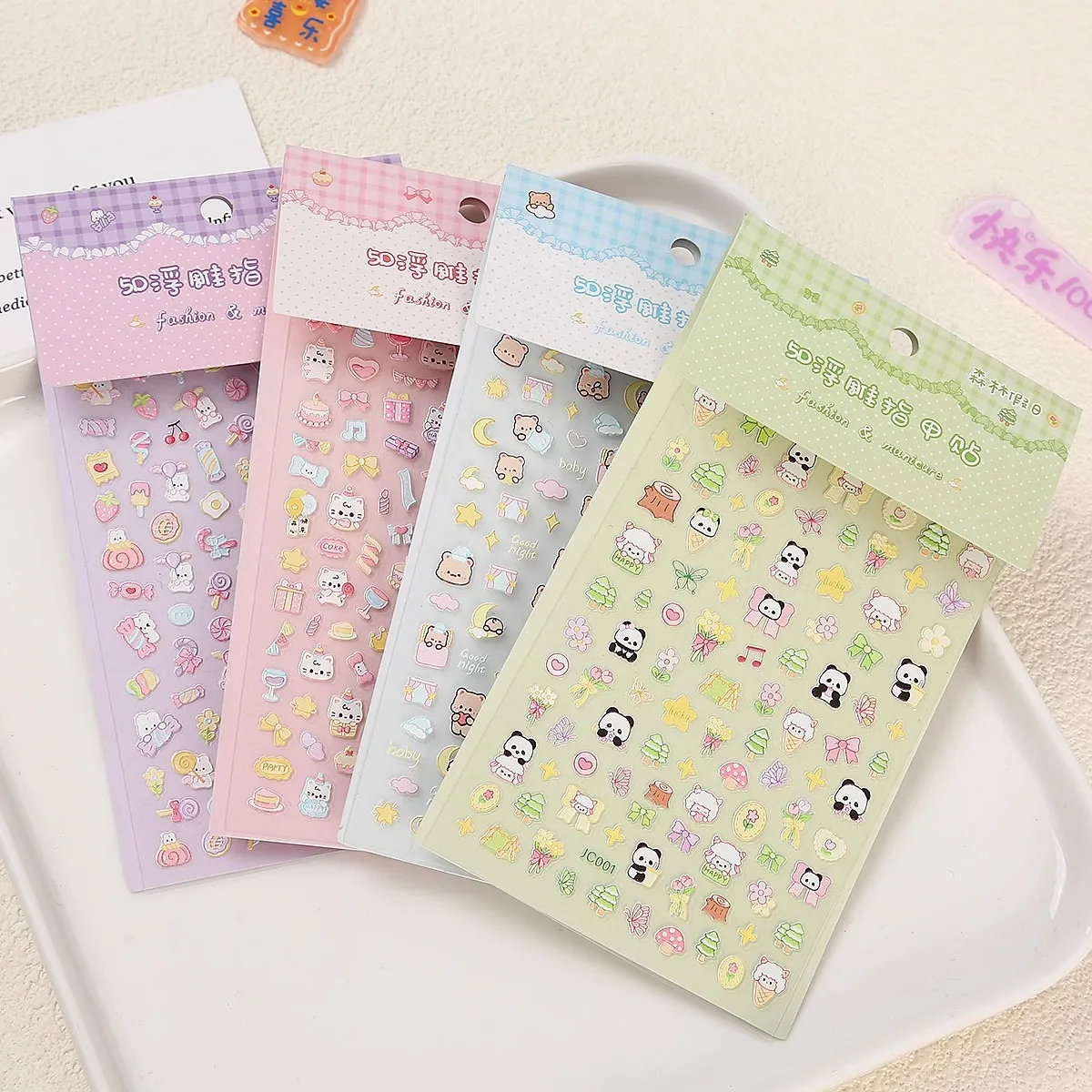 Glow 5D Embossed Nail Stickers Cute Cartoon 3D Waterproof for Kids Girls Finger Decals DIY Home
Glow 5D Embossed Nail Stickers Cute Cartoon 3D Waterproof for Kids Girls Finger Decals DIY Home