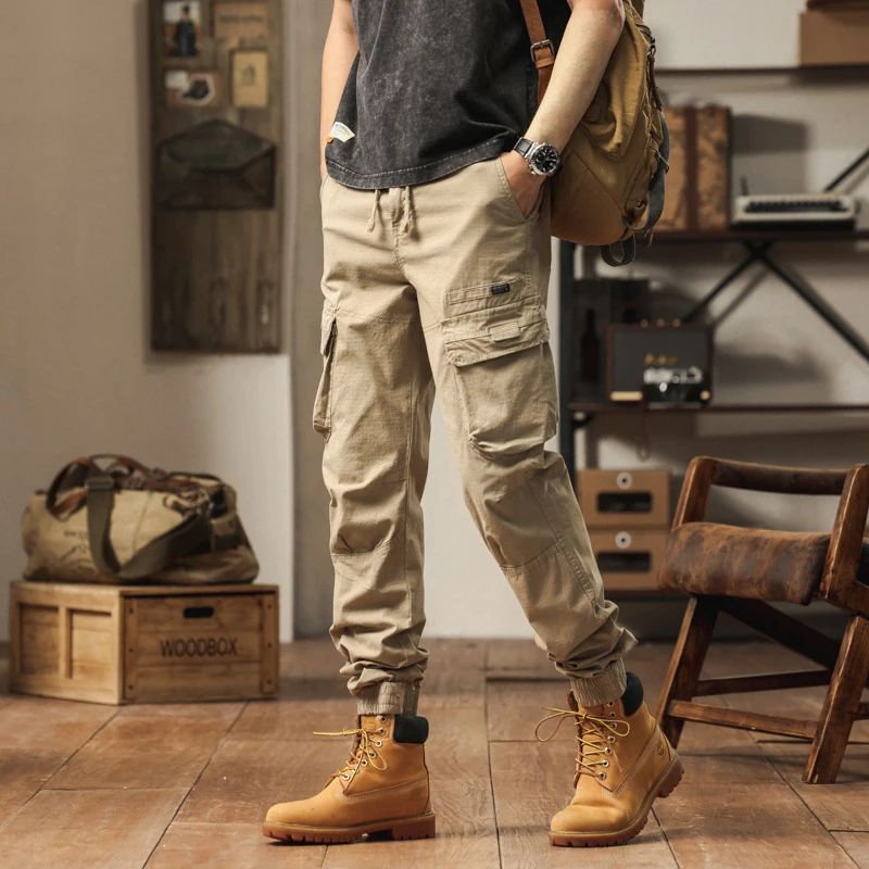 Men's High Street Summer Workwear Pants American Style Trendy Multi-Pocket Wear-Resistant Washed Solid Color Casual Trousers
Men's High Street Summer Workwear Pants American Style Trendy Multi-Pocket Wear-Resistant Washed Solid Color Casual Trousers