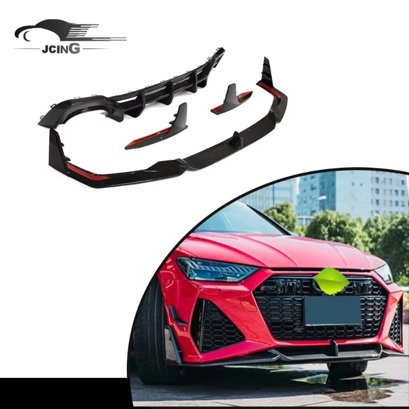 Передний бампер из углеродного волокна, задний диффузор, спойлер для Audi RS7 Sportback 20-21
Передний бампер из углеродного волокна, задний диффузор, спойлер для Audi RS7 Sportback 20-21