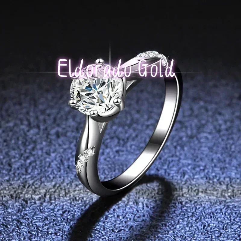Eldorado Gold 100% Original Certified PT950 Platinum Ring Good Quality 1 Carat Moissanite Fine Jewelry Wedding Engagement Rings
Eldorado Gold 100% Original Certified PT950 Platinum Ring Good Quality 1 Carat Moissanite Fine Jewelry Wedding Engagement Rings