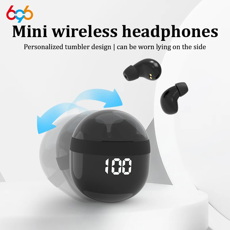 Small And lightweight Sleep Portable Headset LED Power Display Mini Wireless 5.3 Headphone Music HD Call HlFl Sound Quality Gift
Small And lightweight Sleep Portable Headset LED Power Display Mini Wireless 5.3 Headphone Music HD Call HlFl Sound Quality Gift