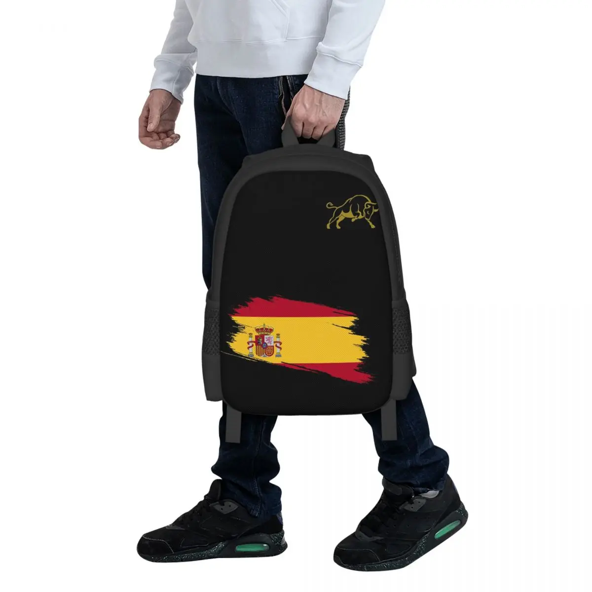 Spain Student Backpack School Bag Hiking Travel Daypack for Men Women Fashion Bookbag Shoulder Bags
Spain Student Backpack School Bag Hiking Travel Daypack for Men Women Fashion Bookbag Shoulder Bags