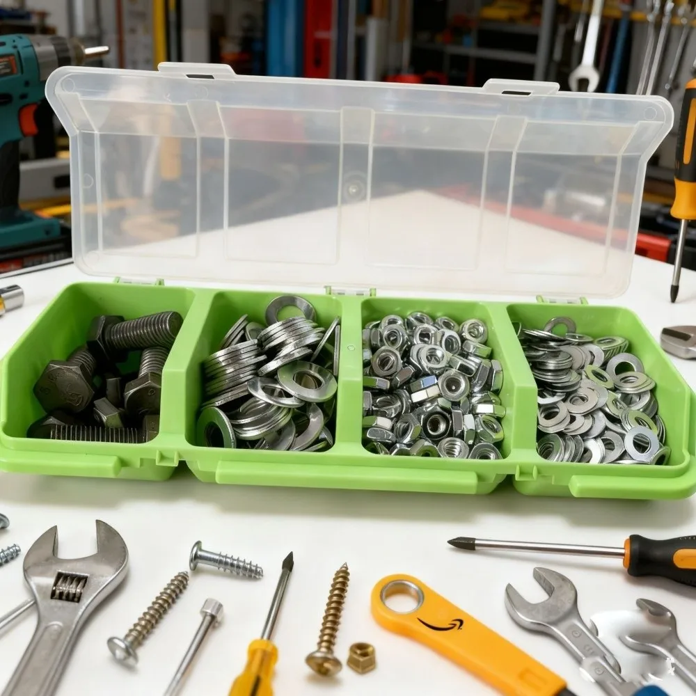 1Pcs Multicolor Parts Storage Box 4 Compartment with Lid Tool Part Container Durable Multi-Compartment Hardware Storage Case
1Pcs Multicolor Parts Storage Box 4 Compartment with Lid Tool Part Container Durable Multi-Compartment Hardware Storage Case