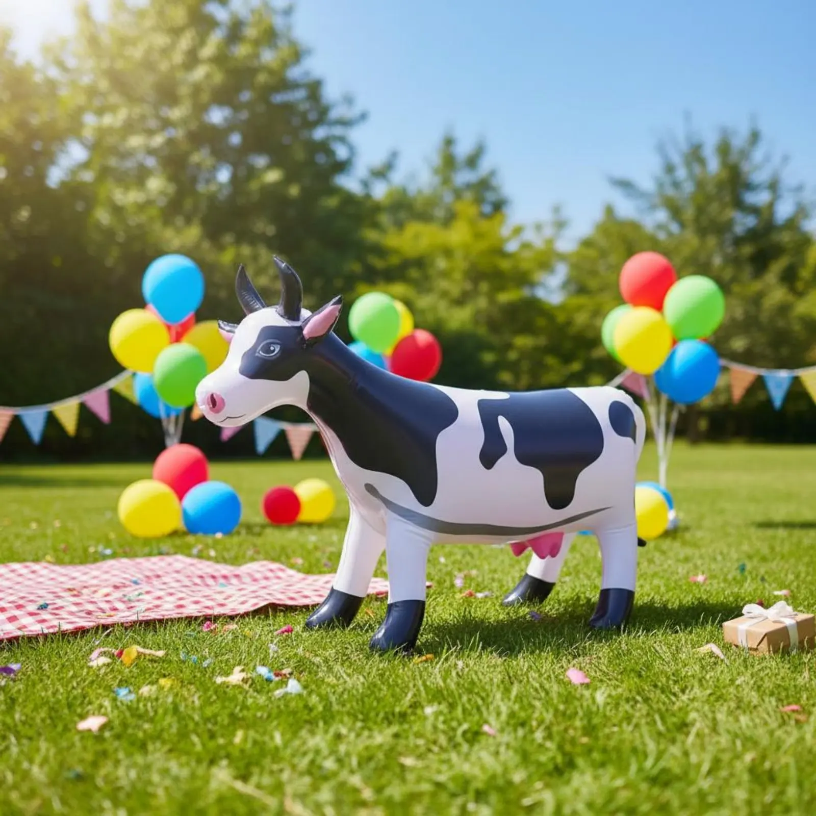 4 Pieces Inflatable Cow Reusable PVC Inflatable Cow Party Toy Eye-Catching Indoor Outdoor Use for Children
4 Pieces Inflatable Cow Reusable PVC Inflatable Cow Party Toy Eye-Catching Indoor Outdoor Use for Children