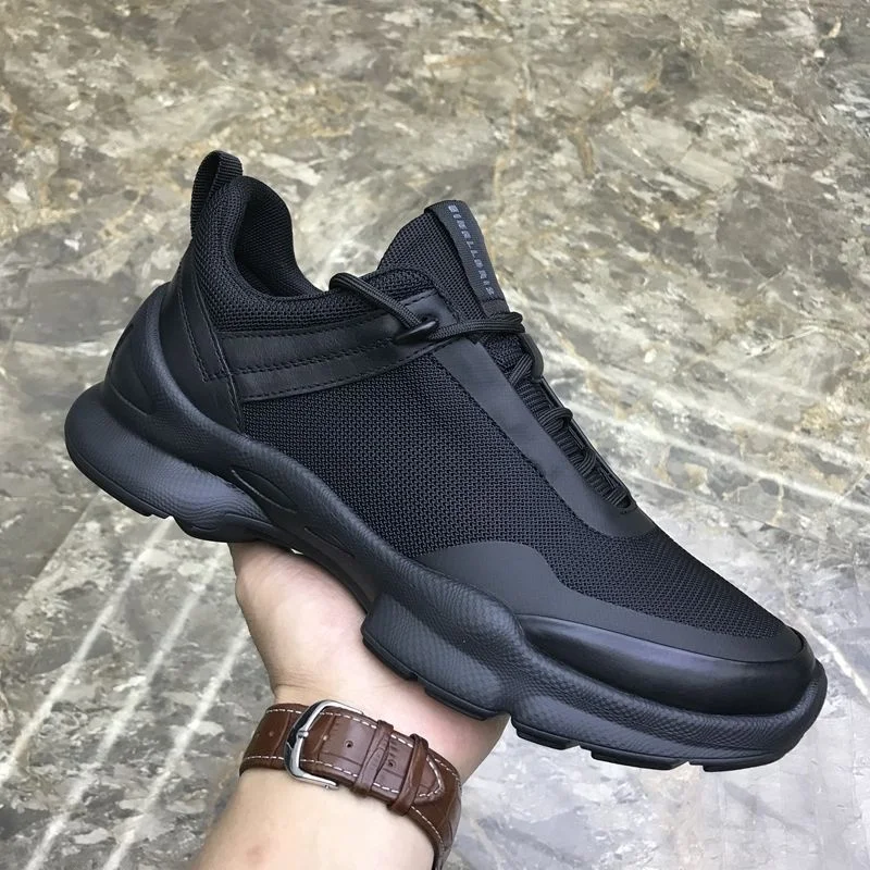 Men's Casual Running Shoes Breathable Mesh Sporty Black Trendy Flat Laced Low Heel Thick Bottom EVA Summer Outdoor Shoes
Men's Casual Running Shoes Breathable Mesh Sporty Black Trendy Flat Laced Low Heel Thick Bottom EVA Summer Outdoor Shoes