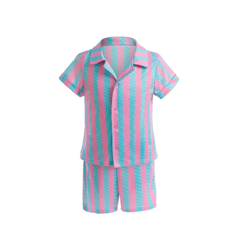 Movie Barbie Ken Cosplay Costume For Kids Printing Striped Shirt Shorts Beach Wear Outfits Boys Two Piece Swimsuit Bathing Suit
Movie Barbie Ken Cosplay Costume For Kids Printing Striped Shirt Shorts Beach Wear Outfits Boys Two Piece Swimsuit Bathing Suit